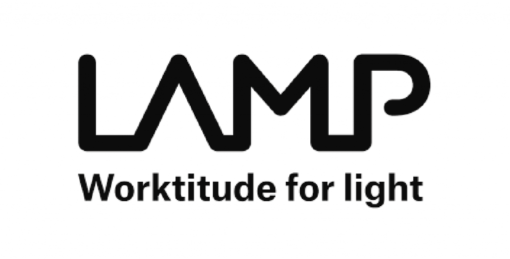 Logo LAMP. Worktitude for light