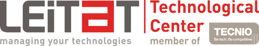 Logo Leitat Technological Center member of TECNIO. Be tech. Be competitive