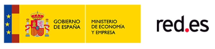 Logo Gobierno de España. Ministerio de Economía y empresa. Red.es