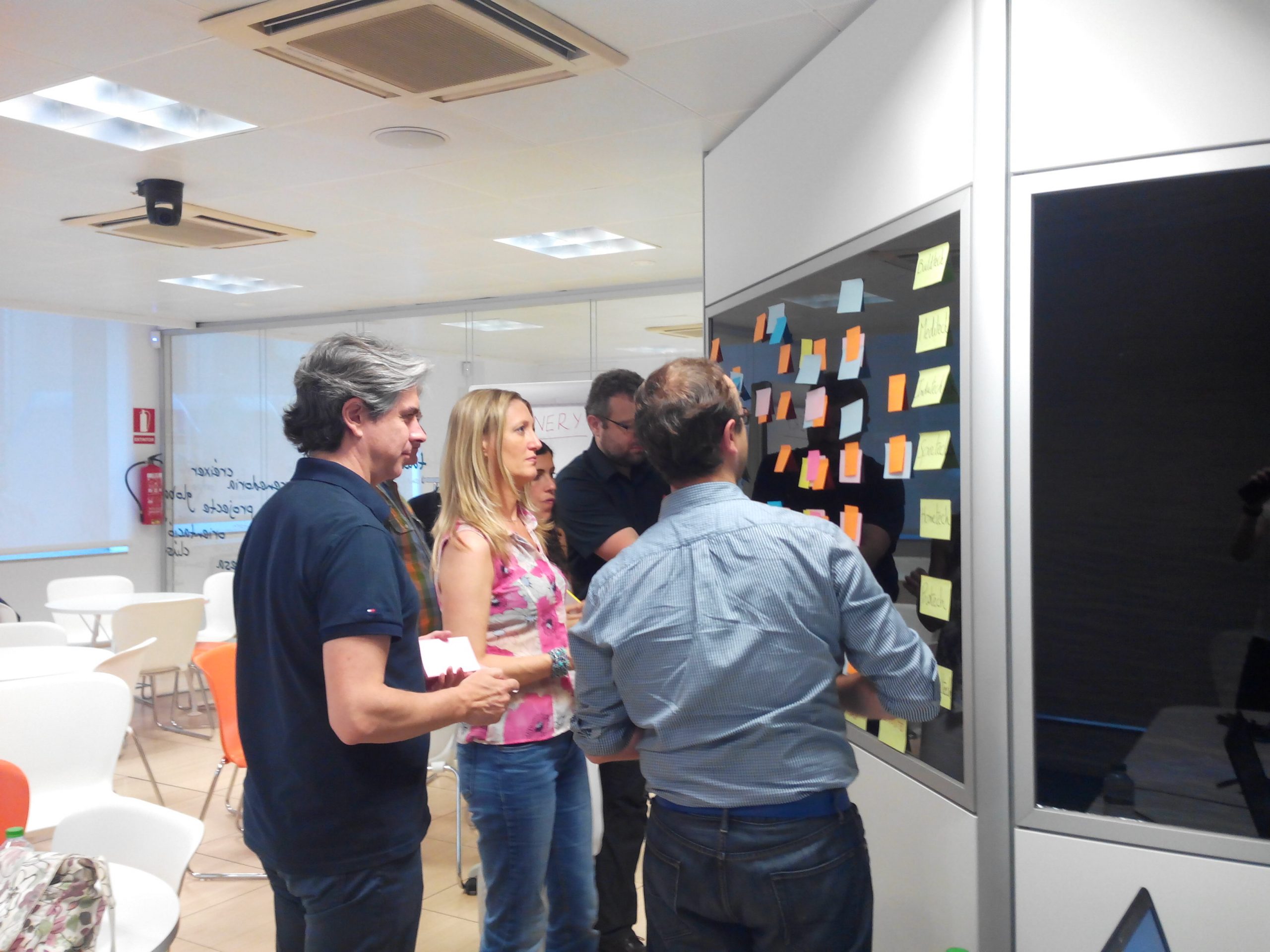Els representants dels clústers participants en el projecte durant la celebració Workshop