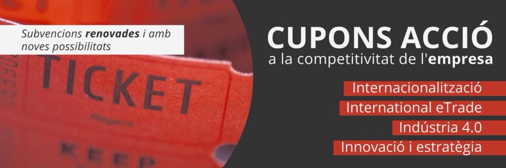 Cupons ACCIÓ 2021 a la competitivitat de l'empresa