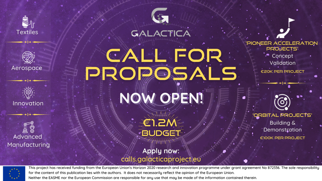 Primera convocatòria projecte GALACTICA - calls.galacticaproject.eu