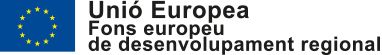 Logo Fons Europeu de Desenvolupament Regional