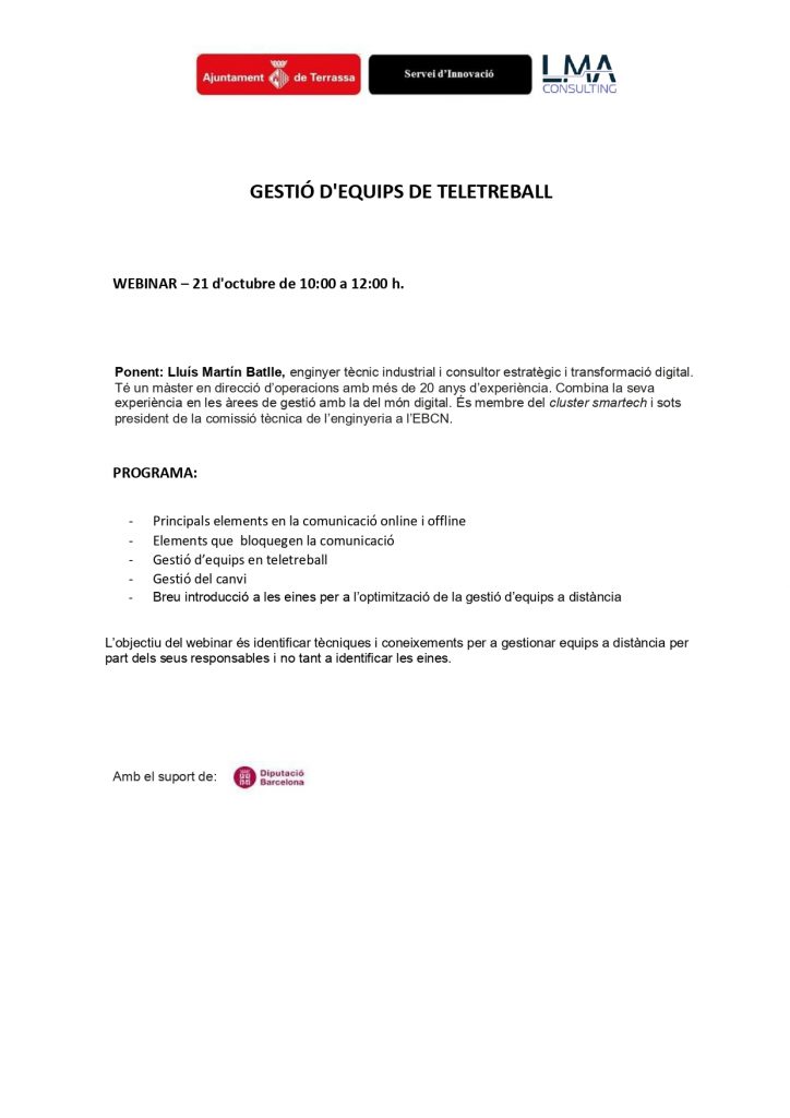 Programa webinar Lmacons