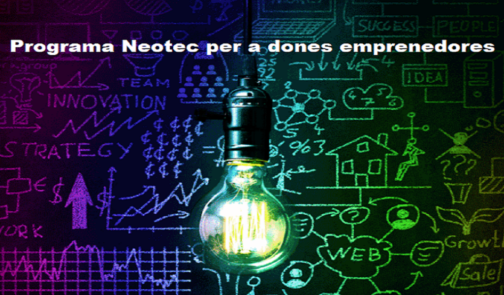 Imatge Programa Neotec Dones Emprenedores
