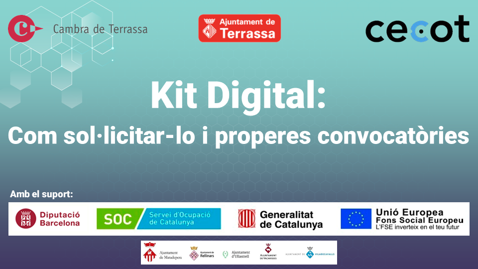 matge Kit Digital: Com Sol·licitar-lo i properes convocatòries