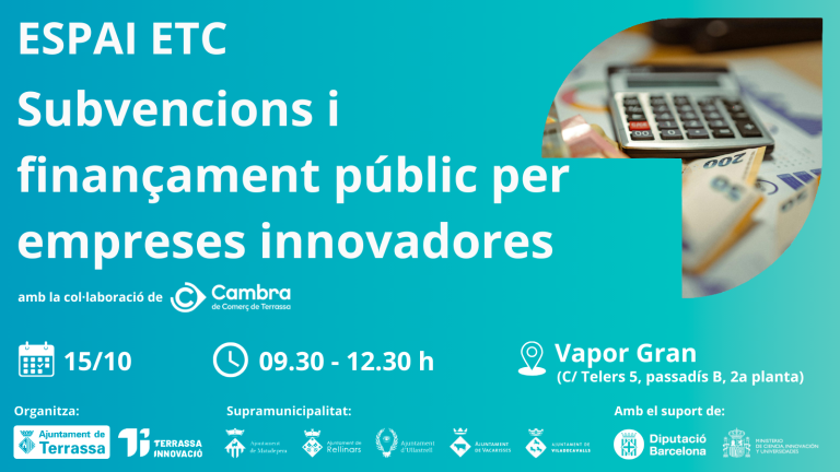 Subvencions i finançament públic per empreses innovadores
