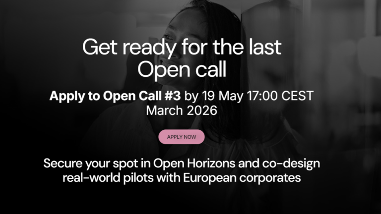 Última convocatoria Open Horizons para identificar y seleccionar start-ups digitales y deep tech dirigidas por mujeres